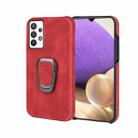 Ring Holder PU Phone Case For Samsung Galaxy A32 5G / M32 5G(Red) - 1