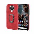 For Nokia G20 Ring Holder PU Phone Case(Red) - 1