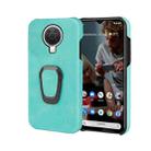 For Nokia G20 Ring Holder PU Phone Case(Mint Green) - 1