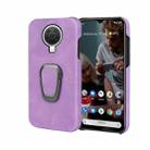 For Nokia G20 Ring Holder PU Phone Case(Purple) - 1