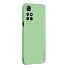 For Xiaomi Redmi Note 11 / Poco M4 Pro 5G PINWUYO Liquid Silicone TPU Phone Case(Green) - 1