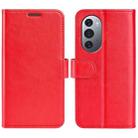 For Motorola Edge X30 R64 Texture Single Horizontal Flip Phone Case(Red) - 1