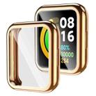 For Xiaomi Redmi Watch 2 Fully Enclosed Case with Protective Film(Gold) - 1