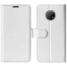 For Nokia G300 R64 Texture Single Horizontal Flip Phone Case(White) - 1