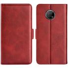 For Nokia G300 Dual-side Magnetic Buckle Leather Phone Case(Red) - 1