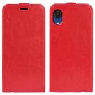 For Samsung Galaxy A03 Core R64 Texture Vertical Flip Leather Case(Red) - 1