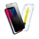 For iPhone 11 Pro / XS / X ENKAY Quick Stick Anti-peeping Tempered Glass Film - 1