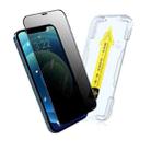 For iPhone 12 / 12 Pro ENKAY Quick Stick Anti-peeping Tempered Glass Film - 1