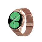 DT4 1.36 inch Steel Watchband Color Screen Smart Watch(Gold) - 1