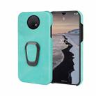 For Nokia G10 Ring Holder PU Phone Case(Mint Green) - 1
