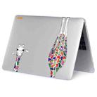 ENKAY Hat-Prince Forest Series Pattern Laotop Protective Crystal Case for MacBook Pro 16 inch A2141(Giraffe Pattern) - 4