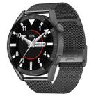 DT3 Max 1.36 inch Steel Watchband Color Screen Smart Watch(Black) - 1