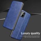 For Xiaomi Redmi Note 11 5G Retro Texture Magnetic Card Holder Leather Case(Blue) - 4