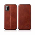 For Xiaomi Redmi Note 11 Pro 5G Retro Texture Magnetic Card Holder Leather Case(Brown) - 1