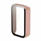 For Xiaomi Redmi smart band pro PC + Toughened Film Integrated Case(Pink) - 1