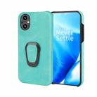 For OnePlus Nord N20 5G Ring Holder PU Phone Case(Mint Green) - 1