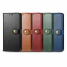 For Motorola Moto G60s Solid Color Leather Buckle Phone Case(Black) - 5