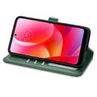For Motorola Moto G Power 2022 Solid Color Leather Buckle Phone Case(Green) - 4