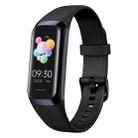 C60 IP67 Waterproof 1.1 inch Smart Fitness Band(Black) - 1