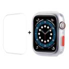 ENKAY  TPU Case  + Full Coverage PET Screen Protector For Apple Watch Series 8 / 7 41mm(Translucent) - 1