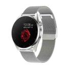 T3 IP68 1.36 inch Steel Watchband Color Screen Smart Watch(Silver) - 1