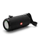T&G TG537 RGB Light Portable Waterproof Bluetooth Speaker Supports FM / TF Card(Black) - 1