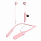 K1688 Neck-mounted Noise Cancelling IPX5 Sports Bluetooth Headphone(Pink) - 1