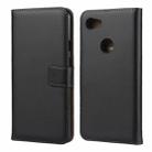 Horizontal Flip Leather Case for for Google Pixel 3A XL , with Magnetic Buckle & Holder & Card Slots & Wallet(Black) - 1