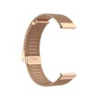 For Huawei Watch 2 Milan Metal Steel Mesh Buckle Watch Band(Rose Gold) - 1