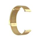For Samsung Galaxy Gear S3 Milan Metal Steel Mesh Buckle Watch Band(Gold) - 1