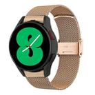 For Samsung Galaxy Watch 4 Classic 42mm / 46mm Milan Metal Steel Mesh Buckle Watch Band(Rose Gold) - 1