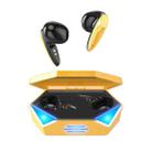 G20 TWS 5.2 Binaural True Stereo Touch Gaming Bluetooth Earphone(Yellow) - 1
