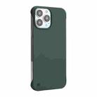 For iPhone 12 Pro Max ENKAY Matte Frameless Hard PC Case(Dark Green) - 1