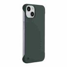 ENKAY Matte Frameless PC Phone Case for iPhone 13(Dark Green) - 1