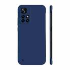 For Xiaomi Redmi Note 11 Pro / Pro+ 5G ENKAY Matte Frameless Hard PC Case(Dark Blue) - 1