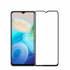 For vivo Y76 5G / Y76S 5G PINWUYO 9H 2.5D Tempered Glass Full Film(Black) - 1