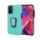 Ring Holder PU Phone Case For OPPO A54 5G / A93 5G / A74 5G(Mint Green) - 1