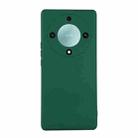 For Honor Magic5 Lite / X9A ENKAY Liquid Silicone Soft Shockproof Phone Case(Dark Green) - 1