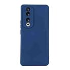 For Honor 90 ENKAY Liquid Silicone Soft Shockproof Phone Case(Dark Blue) - 1