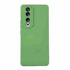 For Honor 90 Pro ENKAY Hat-Prince Liquid Silicone Shockproof Soft Phone Case(Light Green) - 1