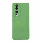 For Honor 90 Pro ENKAY Liquid Silicone Soft Shockproof Phone Case(Light Green) - 1