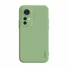 For Xiaomi 12 Pro / 12S Pro ENKAY Liquid Silicone Soft Shockproof Phone Case(Light Green) - 1