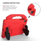 For Samsung Galaxy Tab A8 10.5 2021 X200 / X205 Thumb Bracket EVA Shockproof Tablet Case(Red) - 3