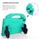 For Samsung Galaxy Tab A8 10.5 2021 X200 / X205 Thumb Bracket EVA Shockproof Tablet Case(Glacier Green) - 2