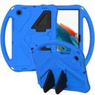 For Samsung Galaxy Tab A8 10.5 2021 X200 / X205 EVA Shockproof Tablet Case with Holder(Blue) - 1