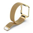 For Xiaomi Redmi Watch 2 Stainless Steel Watch Band with Watch Frame(Gold) - 4
