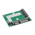 Half-Height mSATA Mini PCI-e SSD to 2.5in SATA3 Converter Adapter Card - 1