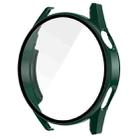 For Huawei Watch GT 3 42mm ENKAY Matte PC Frame + Tempered Glass Protector Case(Dark Green) - 1