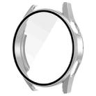 For Huawei Watch GT 3 46mm ENKAY Matte PC Frame + Tempered Glass Protector Case(Silver) - 1