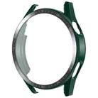 For Huawei Watch GT 3 46mm ENKAY Matte PC Frame + Tempered Glass Protector Case With Scale(Dark Green) - 1